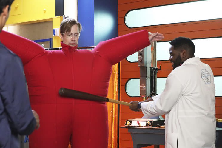 Josh Breeding as Steve and Ron Funches as Ron. (Photo: Evans Vestal Ward/NBC)