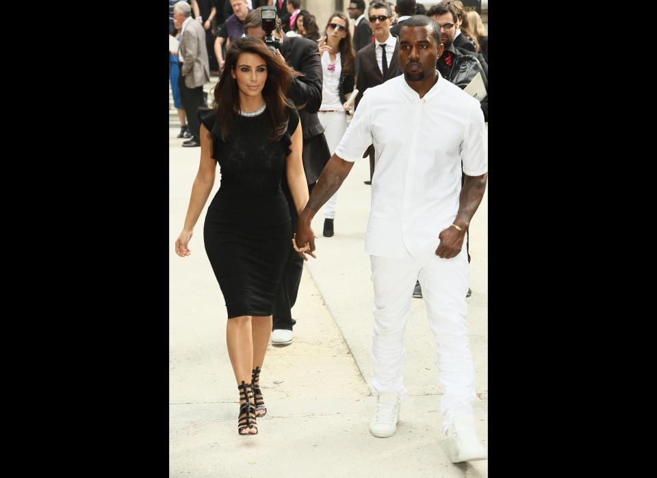  Kim Kardashian & Kanye West 