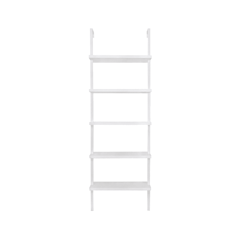 Wood Wall Mount Ladder Bookshelf - Theo