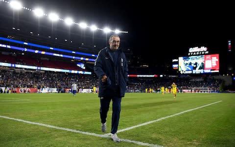 Sarri criticised the timing of Chelsea's end-of-season friendly in Boston, in which Ruben Loftus-Cheek was injured - Credit: CHELSEA FC