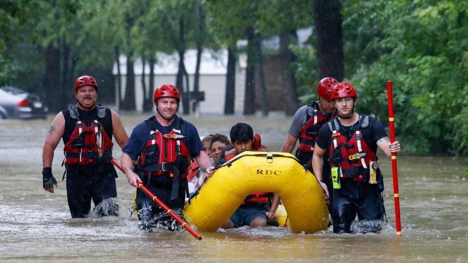 Der US-Bundesstaat Texas wird derzeit von heftigen Überschwemmungen heimgesucht.