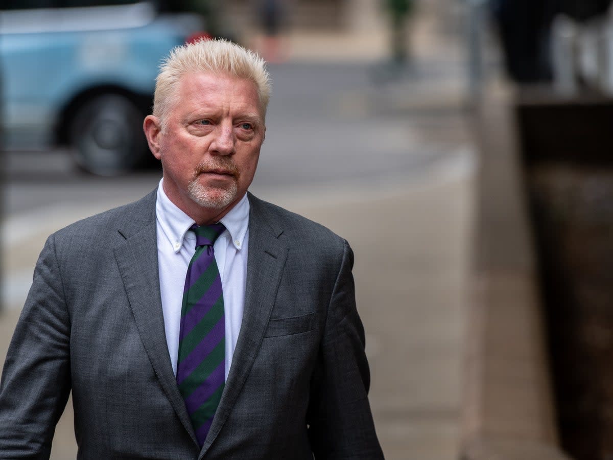 Boris Becker arriving for his sentencing hearing at Southwark Crown Court    (Chris J Ratcliffe/Getty Images)