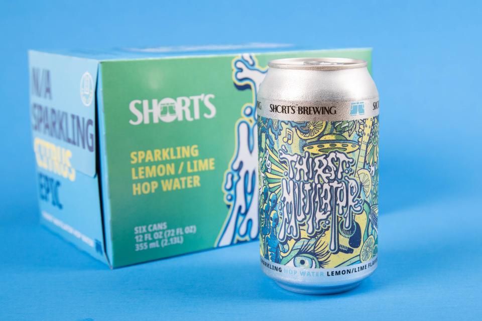 Thirst Mutilator, a sparkling hop water from Short's Brewing Co.