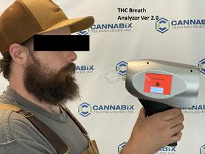 Cannabix Technologies Inc. THC Breath Analyzer Ver 2.0 Subject Testing