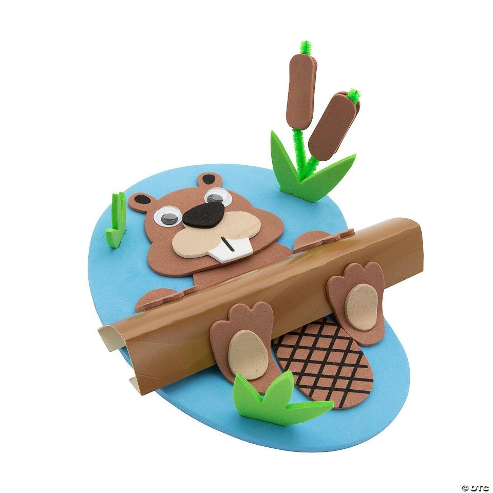 Get a 3D Floating Beaver Craft at the Fall River Public Library.