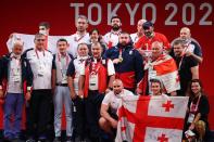 Weightlifting - Men's +109kg - Medal Ceremony