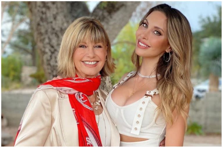 Chloe Lattanzi, la hija de Olivia Newton-John, le hizo un tierno homenaje a su madre