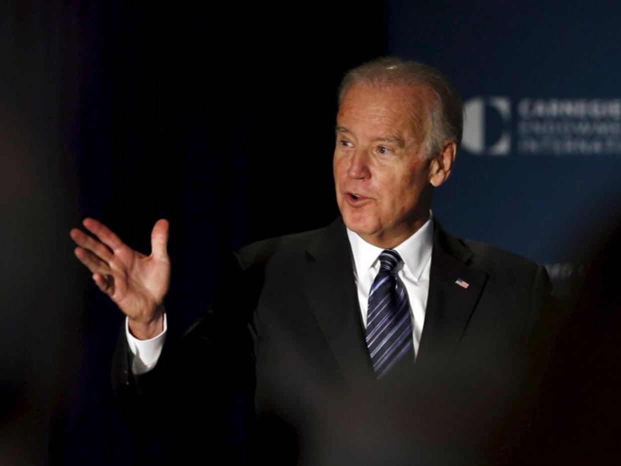 Activists fear a vote for a third party could hurt Joe Biden (Reuters)