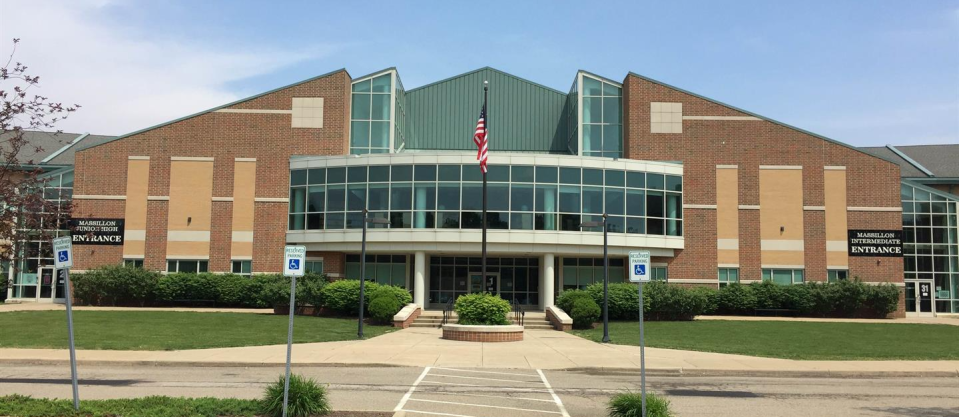 Massillon Intermediate and Massillon Junior High schools in Massillon, Ohio.