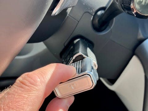 The gear selector in the 2024 Hyundai Kona Limited