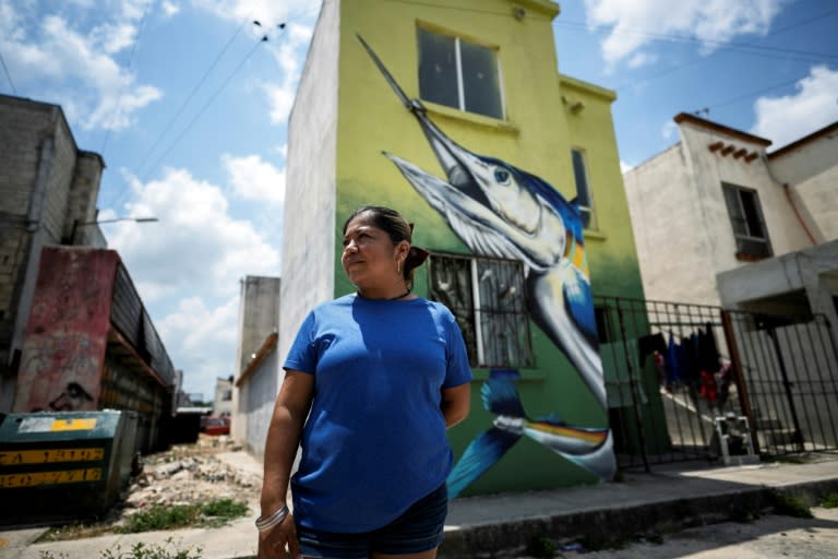 'Those of us who live and work here hardly have time to go and enjoy the beach and sea,' says Yazmin Teran, a schoolteacher living in the Mexican beach resort city of Cancun (CARL DE SOUZA)
