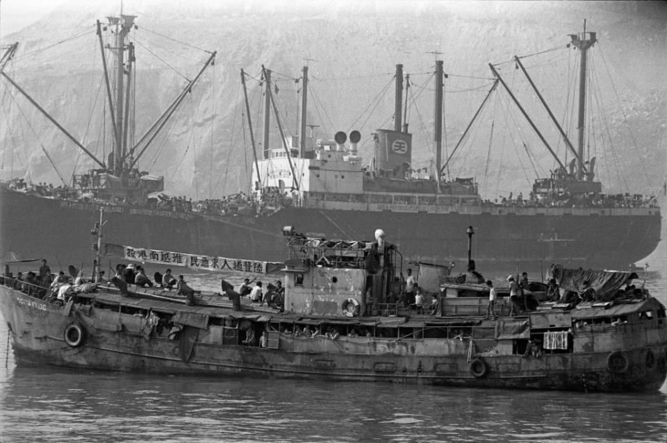 1979年1月「匯豐號」登岸後開啓了越南難民潮，同年「天運號」進港