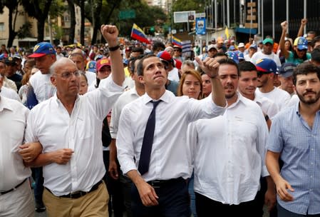 Rally against Maduro's government, in Caracas