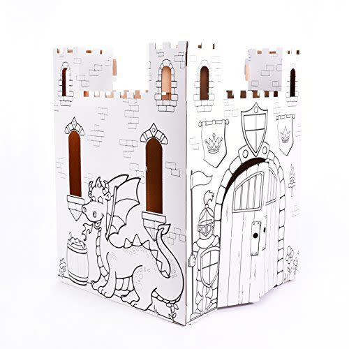 Easy Playhouse Fairy Tale Coloring Pages Castle