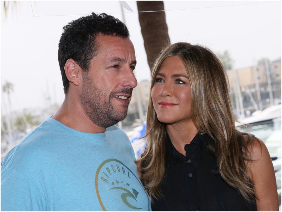 Adam Sandler and Jennifer Aniston