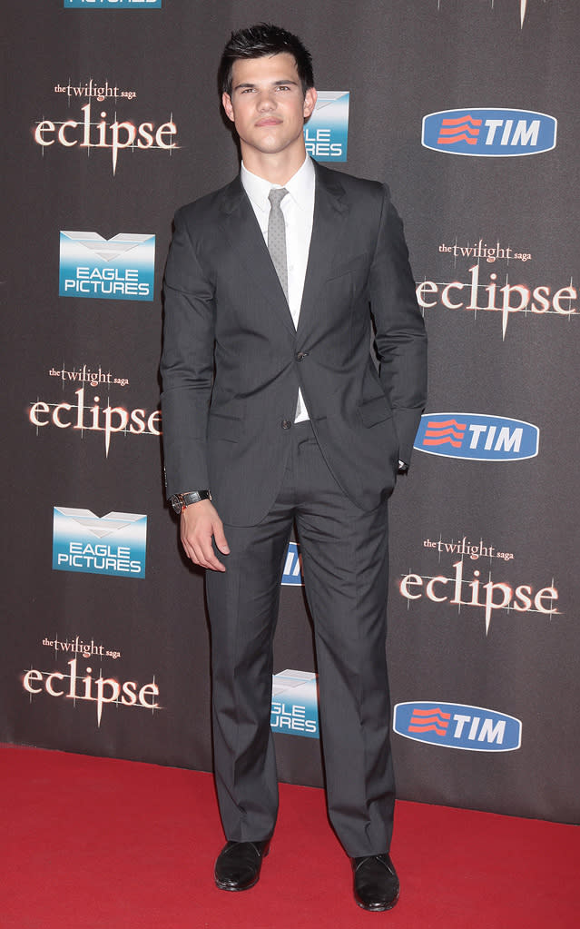 Twilight Eclipse Rome Premiere 2010 Taylor Launter