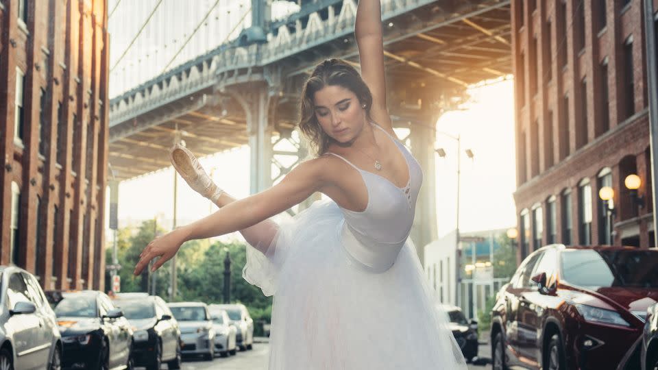Ksenia Karelina's boyfriend said she had for years been a "semi-pro" ballerina. - Nick Starichenko/Shutterstock