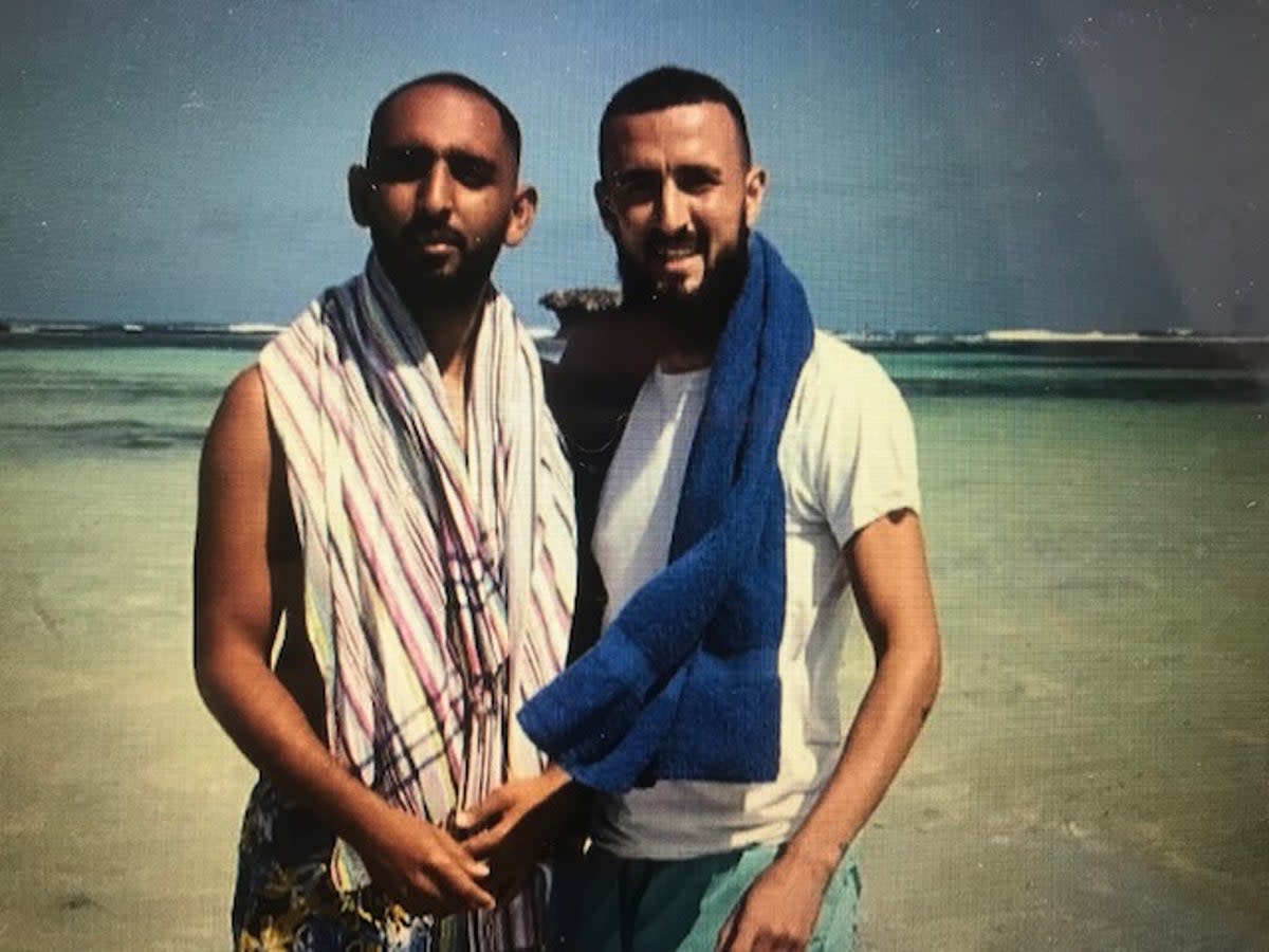 Farooq Abdulrazak (left) and Juan Cifuentes (facebook/Farooq Abdulrazak)