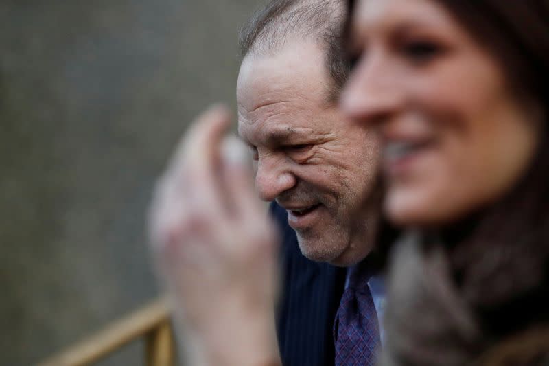 Harvey Weinstein departs New York Criminal Court after the second day of jury deliberations in his sexual assault trial in the Manhattan borough of New York City, New York