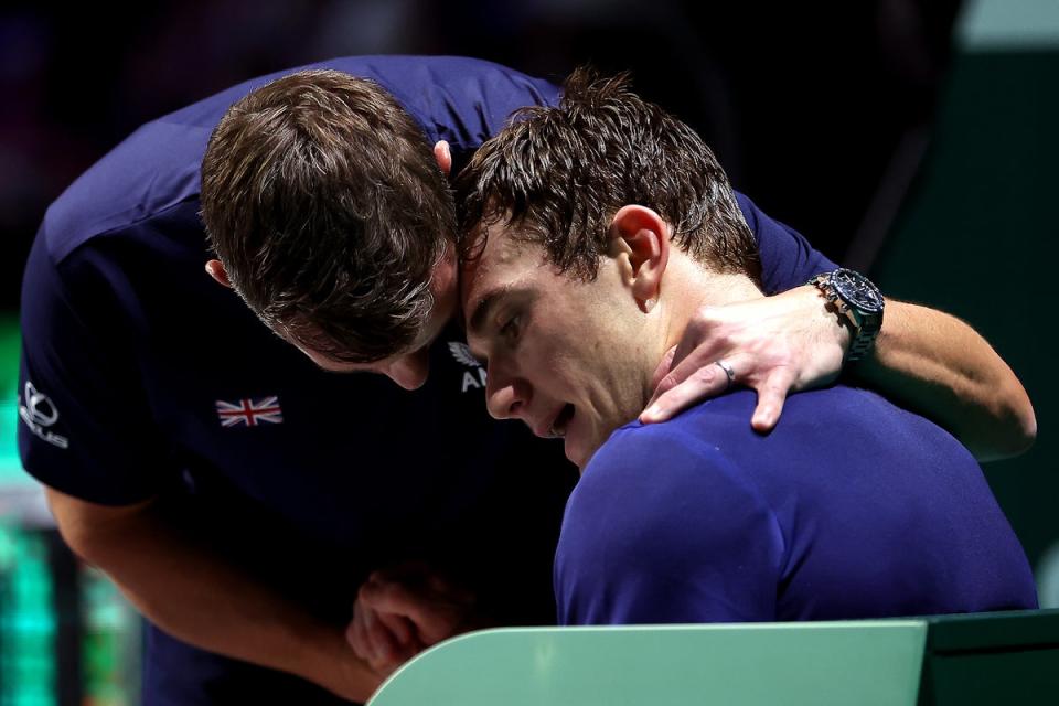 Draper was beaten earlier in the night (Getty Images for LTA)