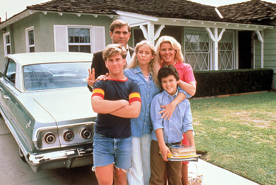 "The Wonder Years" - Jason Hervey as Wayne Arnold, Dan Lauria as John "Jack" Arnold, Olivia d'Abo as Karen Arnold, Alley Mills as Norma Arnold, and Fred Savage as Kevin Arnold