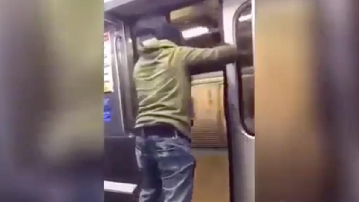 Man Jumps From Moving Train And Faceplants On Platform