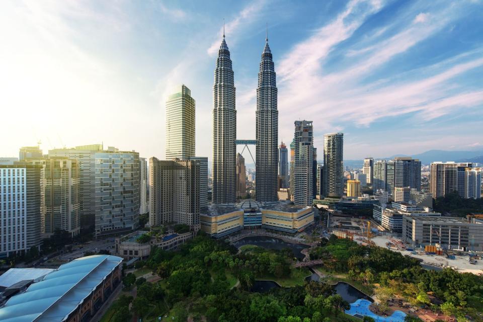 9. Kuala Lumpur, Malaysia, £87.38