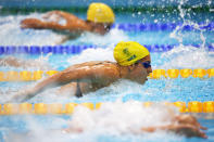 LONDON, ENGLAND - JULY 28: Stephanie Rice of Australia swims butterfly as she competes in heat four of the Women's 400m Individual Medley on Day One of the London 2012 Olympic Games at the Aquatics Centre on July 28, 2012 in London, England. (Photo by Clive Rose/Getty Images)