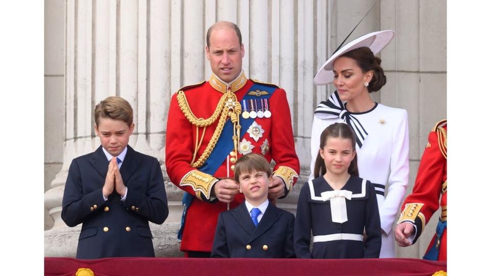 Prince William and Kate Middleton with Prince George, Prince Louis and Princess Charlotte