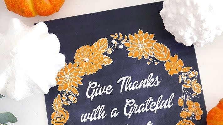 thanksgiving decorations free printable