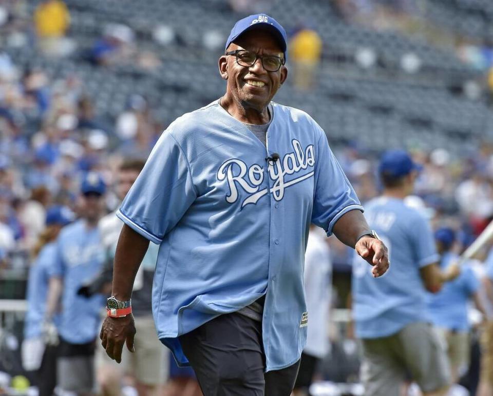 “Today” show host Al Roker served as home plate umpire at a Big Slick softball game. He’s a frequent guest and brings his camera crew with him to showcase the charity event on his morning show.