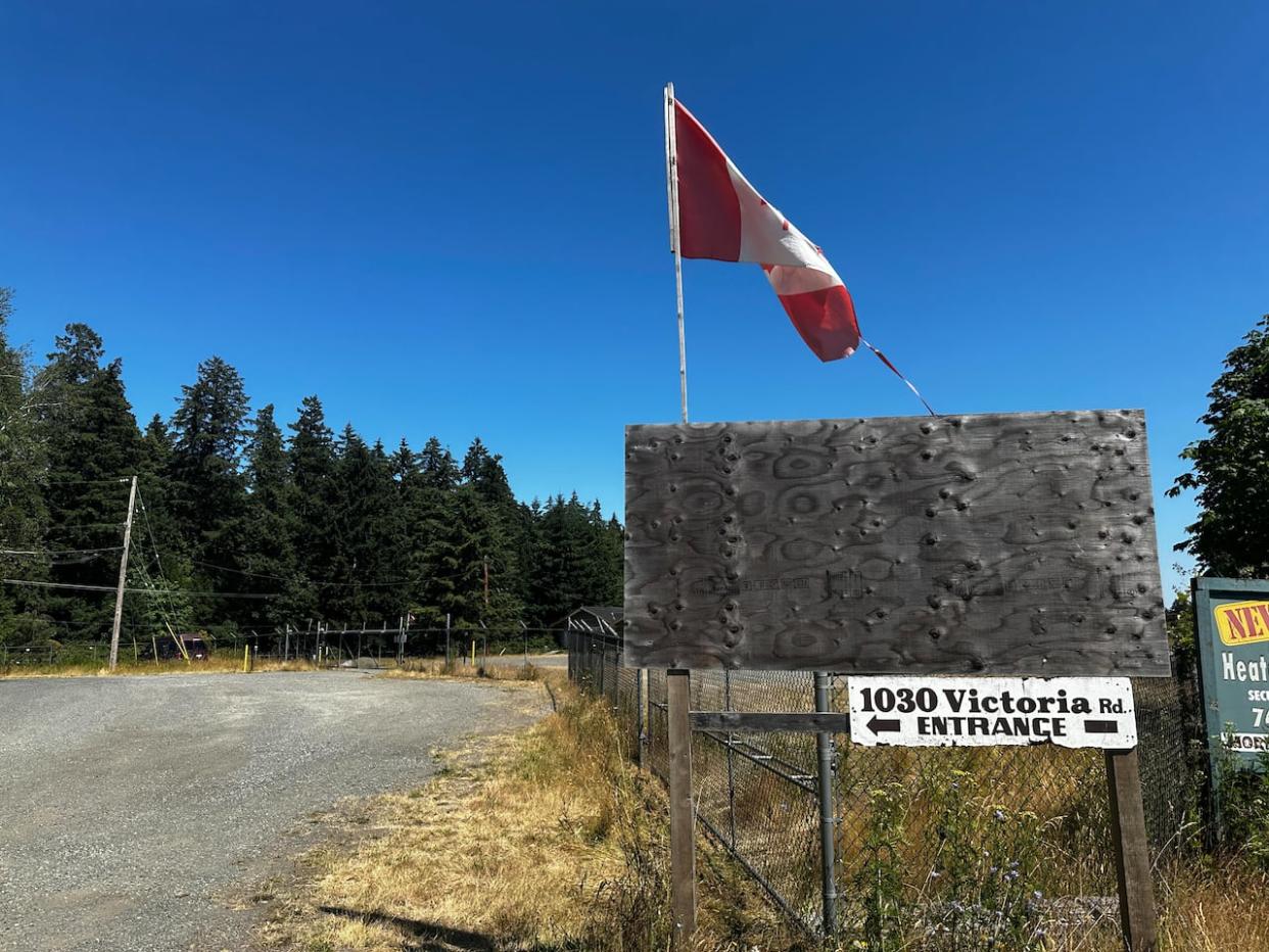 The newly secured site for Nanaimo's Navigation Centre. A three year lease was agreed upon on July 8.  (Claire Palmer/CB - image credit)