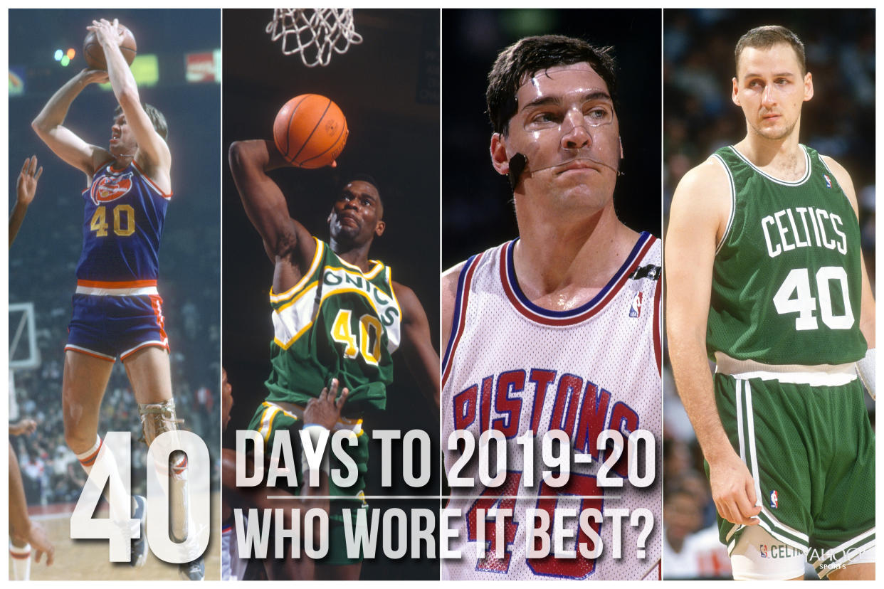 Which NBA player wore No. 40 best?