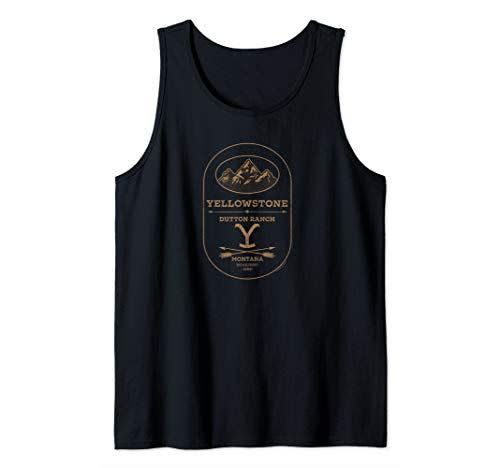 Yellowstone Dutton Ranch Label Tank Top