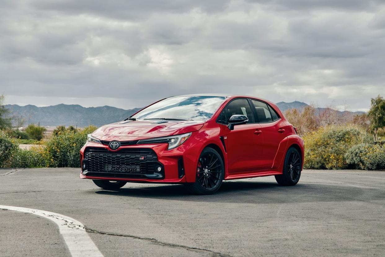 2023 honda civic type r and the toyota 2023 gr corolla