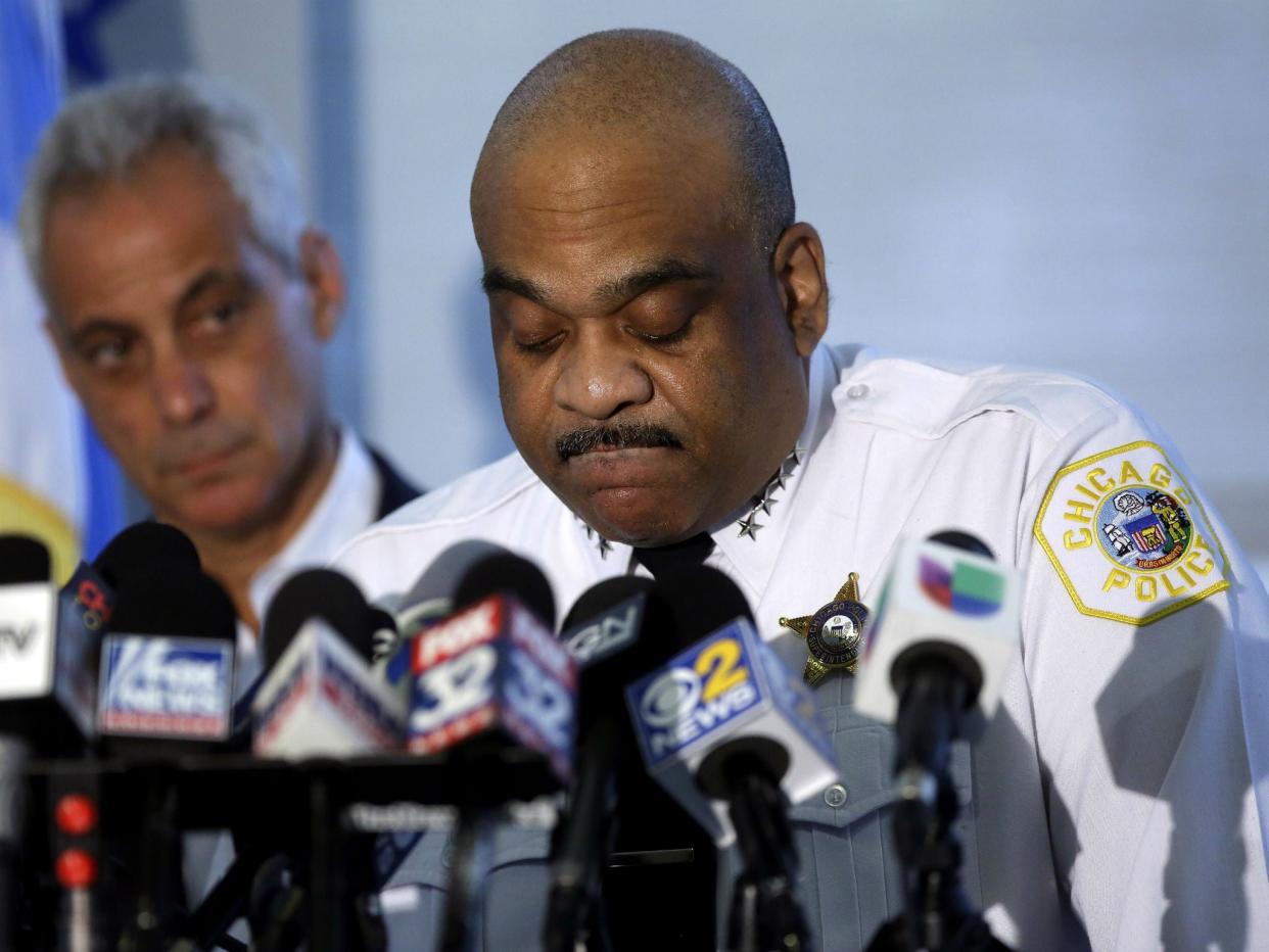 Chicago Police Superintendent Eddie Johnson: Joshua Lott/Getty Images