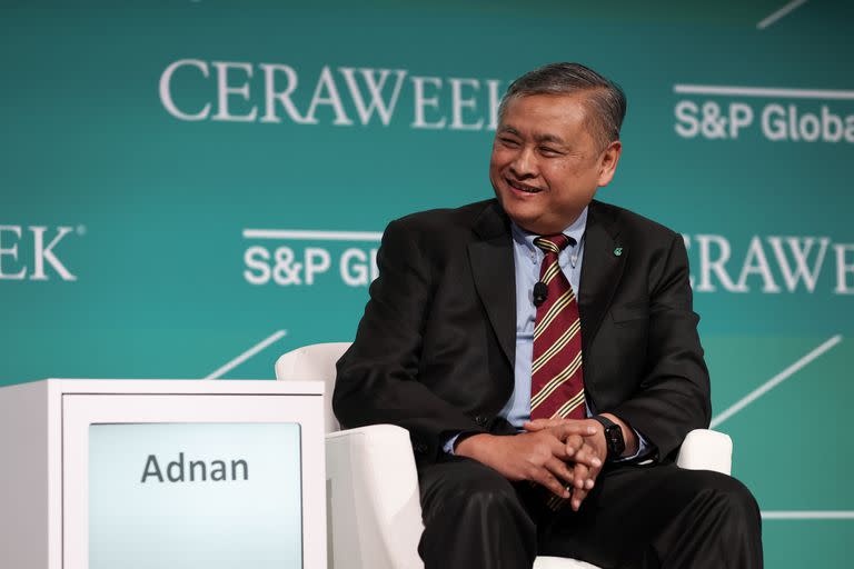 Adnan Zainol Abidin, director de operaciones (COO) de Petronas, en la CERAWeek by S&P; Global