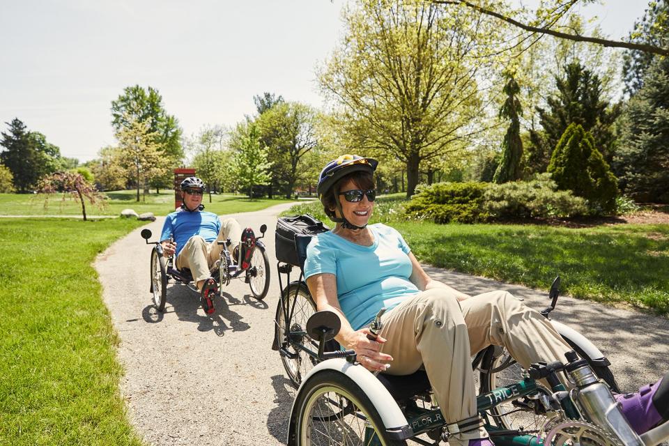 Rosemarie Rossetti and Mark Leder Biking with Experience Columbus