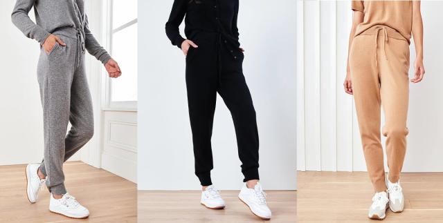 The Cashmere Sweatpants That Sold Out 5 Times in a Row Just Got