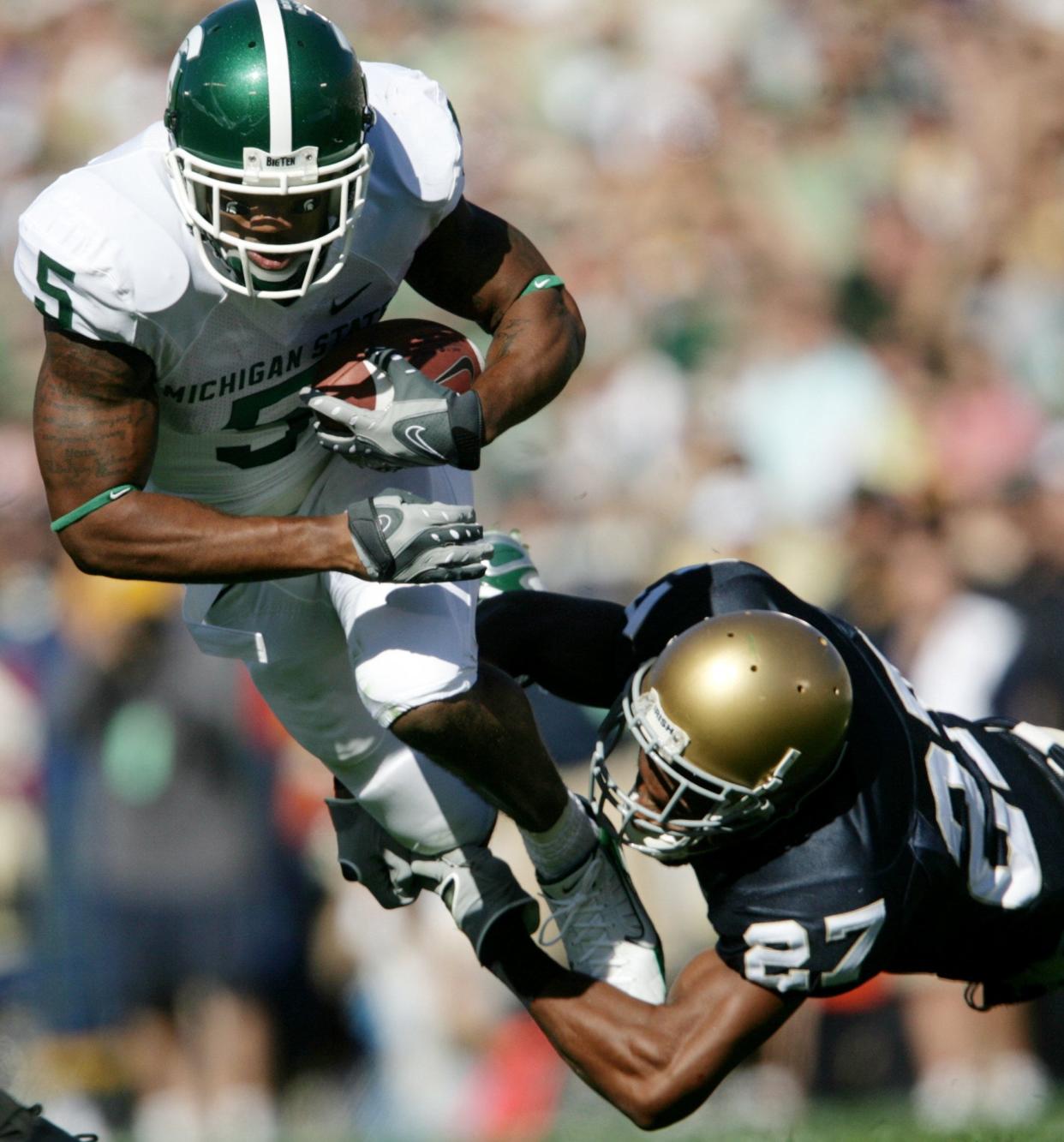 September 22, 2007, Michigan State 31, Notre Dame 14, Notre Dame Stadium: The Spartans held the Fighting Irish to just 118 yards passing and a dominant third quarter gave them a 4-0 start under Dantonio. MSU was able to avenge the 17-point fourth-quarter lead they squandered at home last year.