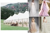 <p>Vineyards, gardens, woodlands, mountaintops, and other open-air weddings require a look that is classic but incredibly dreamy, feminine, and romantic.</p><p>Think loads of florals, gossamer fabrics, layered full skirts, and wispy feathers-and those are just a few ways to stand out in the great outdoors. Love color? Here's the best place for a Pantone pop–if you dare. </p><p><em>From left: <em>Viktor & Rolf Bridal Fall 2019;</em> <em>Marchesa Bridal Fall 2019</em>; Vera Wang Bride Fall 2019; Oscar de la Renta Bridal Fall 2019. </em></p>
