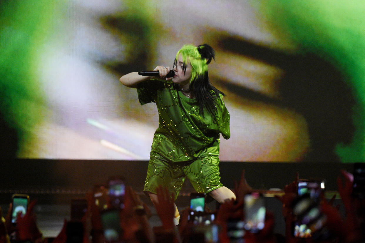 MIAMI, FLORIDA - MARCH 09:  Billie Eilish performs live on stage at Billie Eilish 