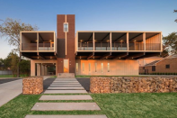 <p>The PV14 house in Dallas, Texas, was architecture firm M Gooden Design’s first project using shipping containers—a total of 14 were used during construction.</p>