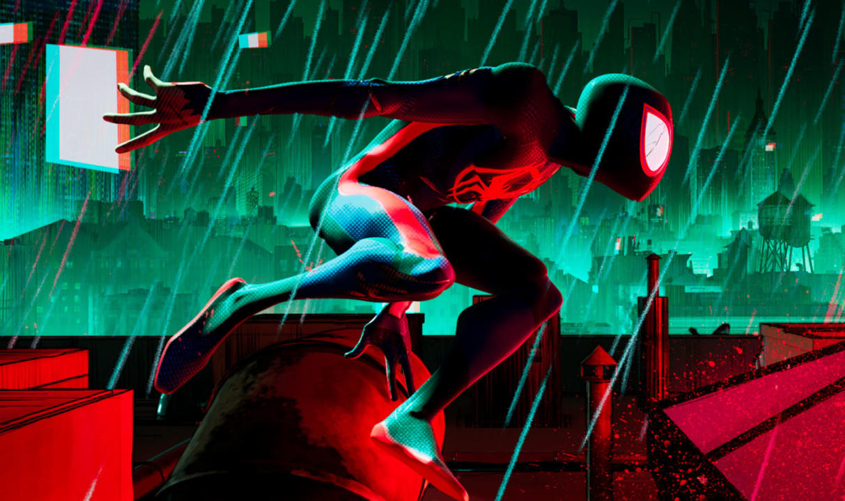 Spider-Man/Miles Morales en la película de Columbia Pictures y Sony Pictures Animation Spider-Man: A través del Spider-Verso (Foto: Sony Pictures Animation)