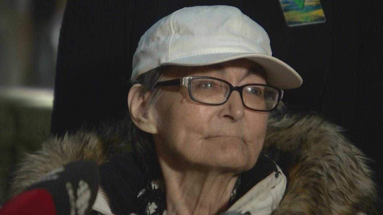 Evylyn Harper says she is now homeless after being evicted from a government care home last week. (CBC - image credit)