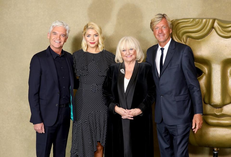 (L-R) Phillip Schofield, Willoughby, Finnigan and Richard Madeley attend a BAFTA tribute evening to This Morning (Tim P. Whitby/Getty Images)