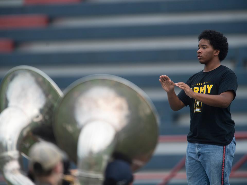 Scenes from West High School band camp on Tuesday, July 26, 2022. 