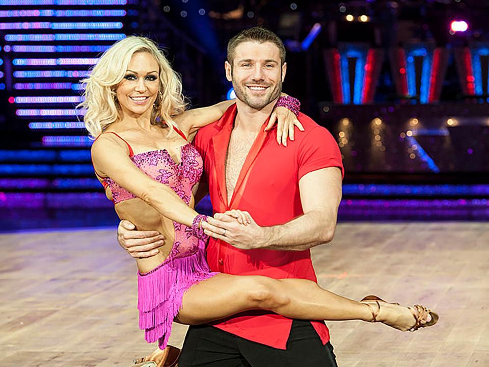 <p>Kristina Rihanoff and Ben Cohen in 2014</p>Steve Thorne/Getty Images