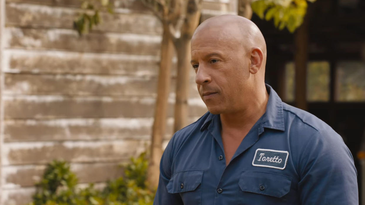  Vin Diesel in the Fast and Furious movies 