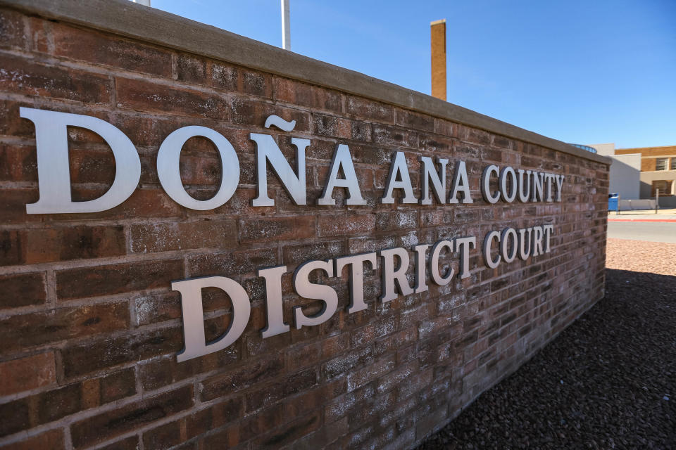 The Doña Ana County District Court House is pictured in Las Cruces on Tuesday, Jan. 4, 2022.